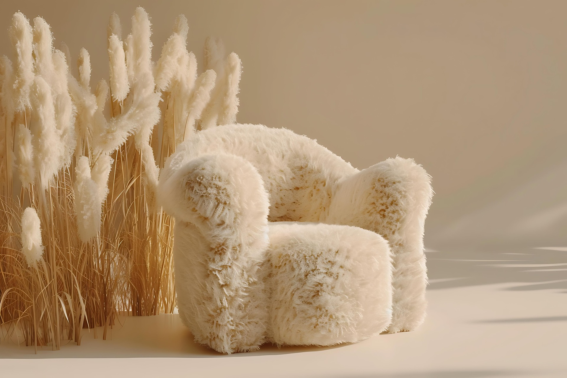 A warm, airy counseling room with soft lighting and comfortable seating